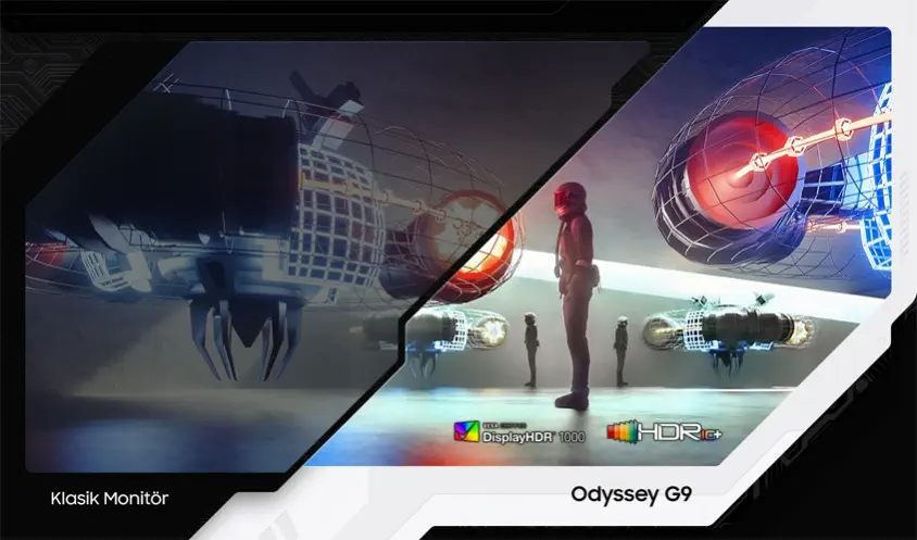 Samsung Odyssey G9 LC49G95TSSMXUF 49” VA DQHD Curved Gaming Monitör