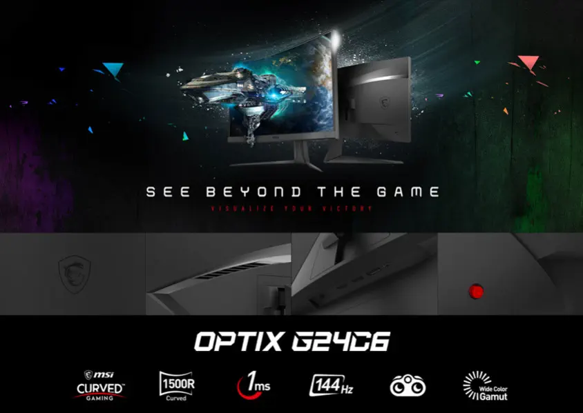 MSI Optix G24C6 23.6” VA Full HD Curved Gaming Monitör