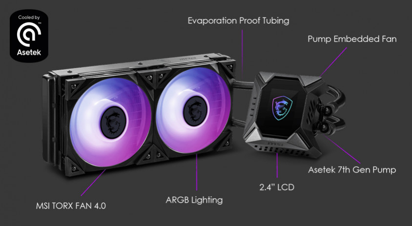 MSI MPG CoreLiquid K240 240mm İşlemci Sıvı Soğutucu
