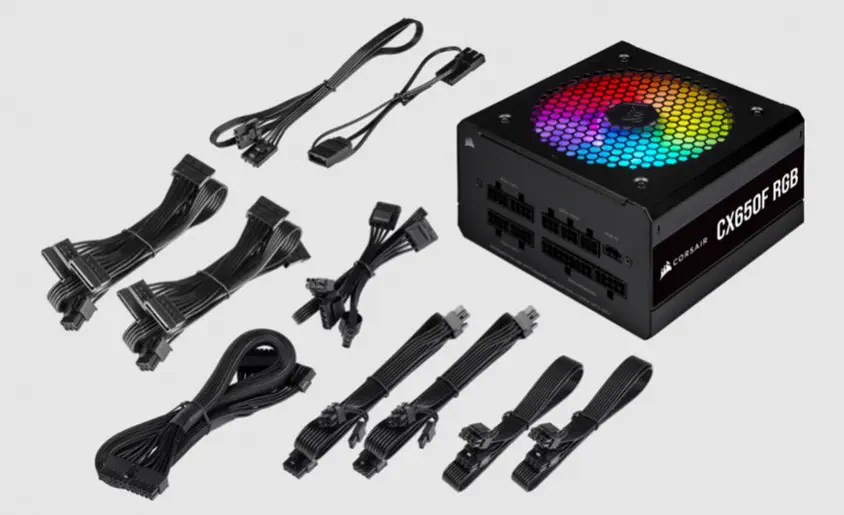 Corsair CX650F RGB CP-9020217-EU 650W Full Modüler Power Supply