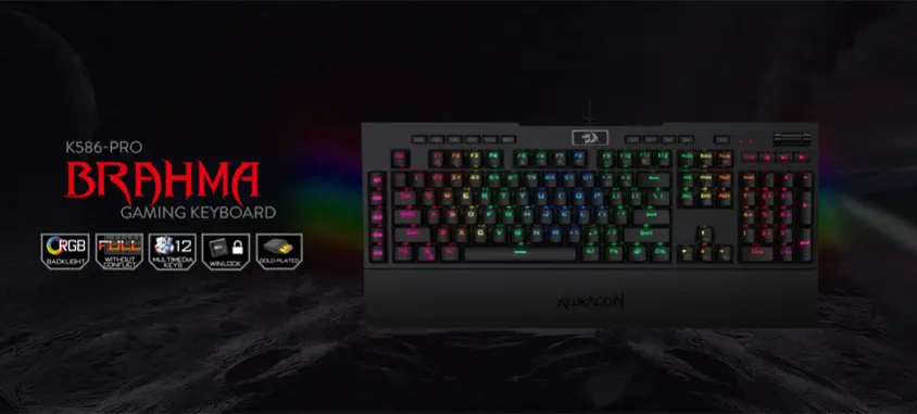 Redragon K586-PRO Brahma Mekanik Kablolu Gaming Klavye