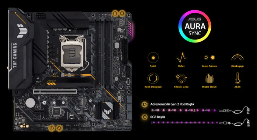 Asus TUF Gaming B560M-Plus WIFI Gaming Anakart