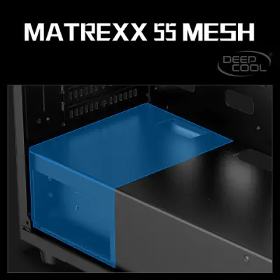 DEEPCOOL MATREXX 55 MESH E-ATX Mid-Tower Gaming Kasa