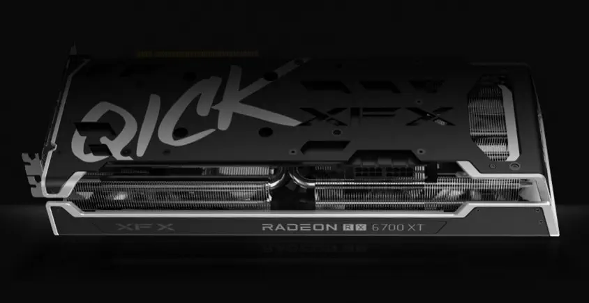 XFX Speedster QICK 319 AMD Radeon RX 6700 XT Black Gaming Ekran Kartı