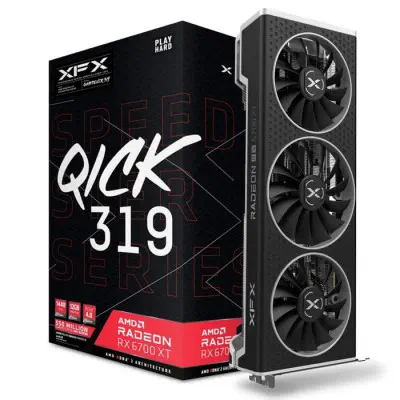 XFX Speedster QICK 319 AMD Radeon RX 6700 XT Ultra Gaming Ekran Kartı