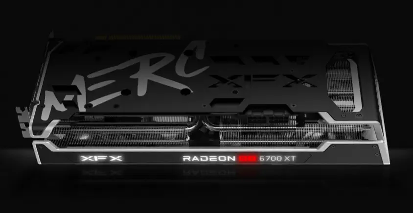 XFX Speedster MERC 319 AMD Radeon RX 6700 XT Black Gaming Ekran Kartı