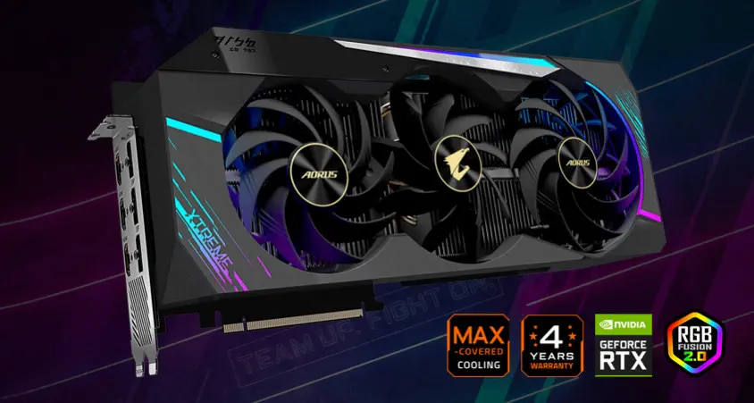 Gigabyte Aorus GeForce RTX 3090 Xtreme 24G LHR Gaming Ekran Kartı