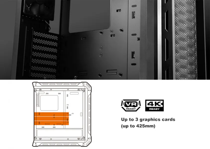 Cougar Panzer-S CGR-5GMLB-S ATX Mid-Tower Gaming Kasa