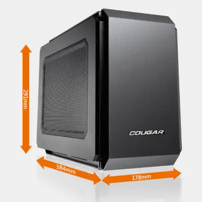 Cougar QBX CGR-8M02B Mini-ITX Gaming Kasa