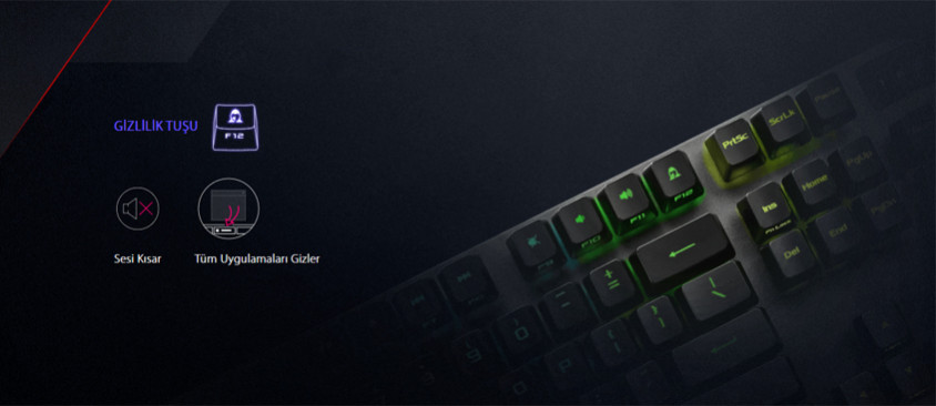 Asus ROG Strix Scope RX Optik Mekanik Kablolu Gaming Klavye