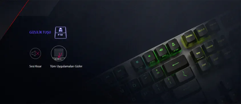 ASUS ROG Strix Scope RX Optik Mekanik Kablolu Gaming Klavye
