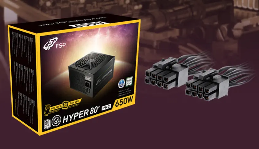 FSP Hyper 80 Plus Pro H3-650 650W Power Supply (BULK)
