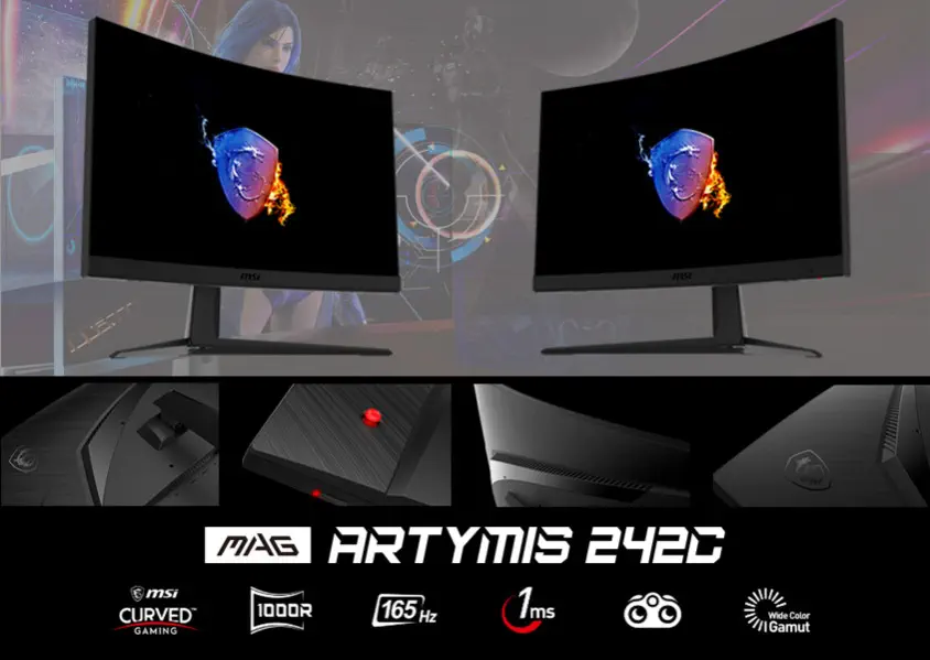 MSI MAG Artymis 242C 23.6” VA Full HD Curved Gaming Monitör