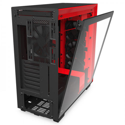 NZXT H710 CA-H710B-BR Mat Siyah/Kırmızı E-ATX Mid-Tower Gaming Kasa