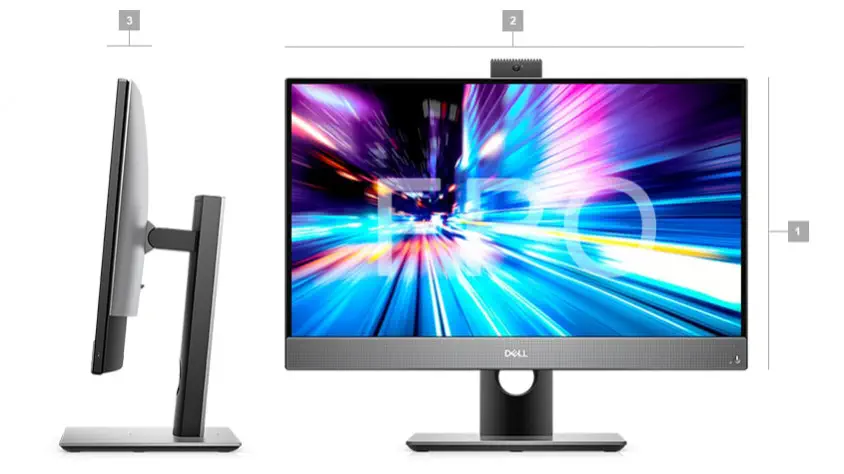 Dell OptiPlex 5480 DELL-5480AIO-OKS 23.8” All In One PC