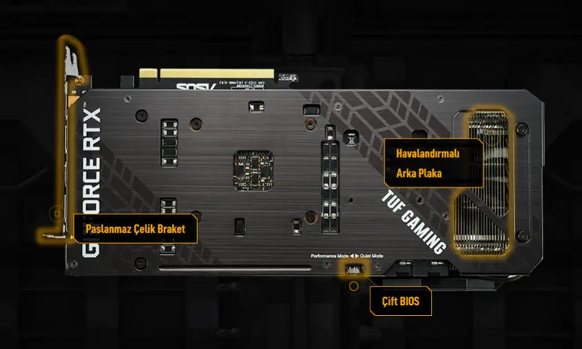 Asus TUF Gaming GeForce RTX 3070 Gaming Ekran Kartı