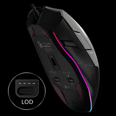 Bloody W70 Max Beyaz Kablolu Gaming Mouse