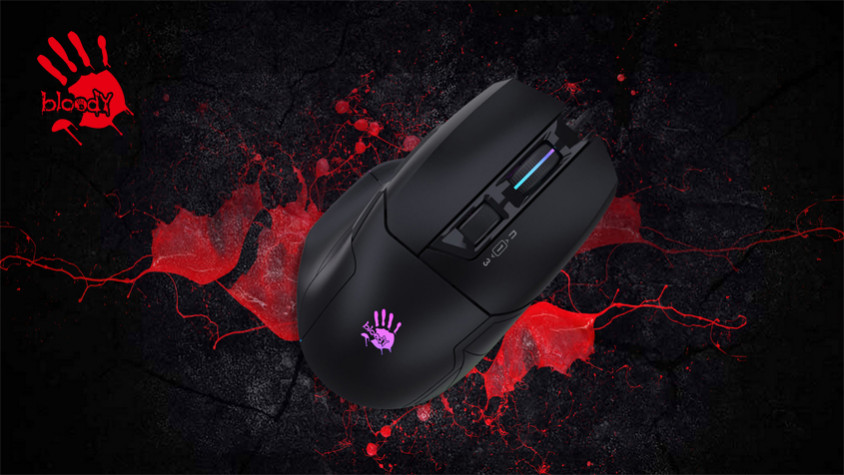 Bloody W70 Max Siyah Kablolu Gaming Mouse