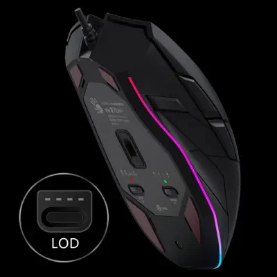 Bloody W70 Max Siyah Kablolu Gaming Mouse