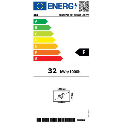 SEG 32SBH720 32 inç 80 Ekran Dahili Uydu Alıcılı HD Smart LED TV