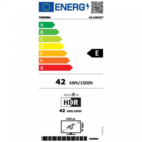 Toshiba 43LA3B63DT 43 inç 108 Ekran TV