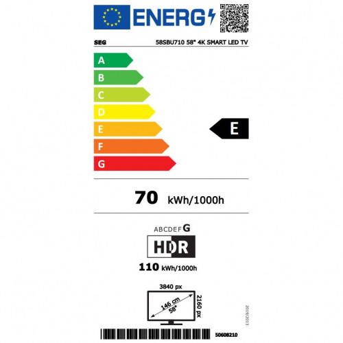 SEG 58SBU710 58 inç 147 Ekran TV