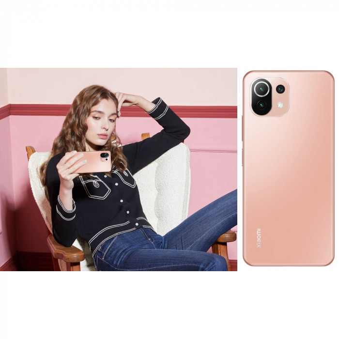 Xiaomi Mi 11 Lite 128 GB 6 GB RAM Pembe Cep Telefonu