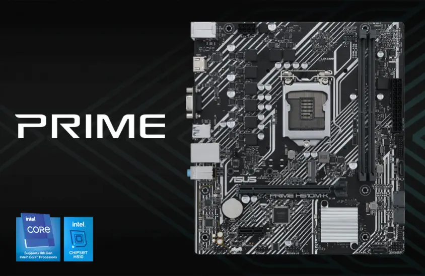 ASUS Prime H510M-K Gaming Anakart