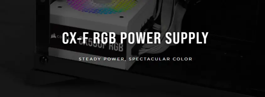 Corsair CX550F RGB CP-9020216-EU 550W Full Modüler Power Supply