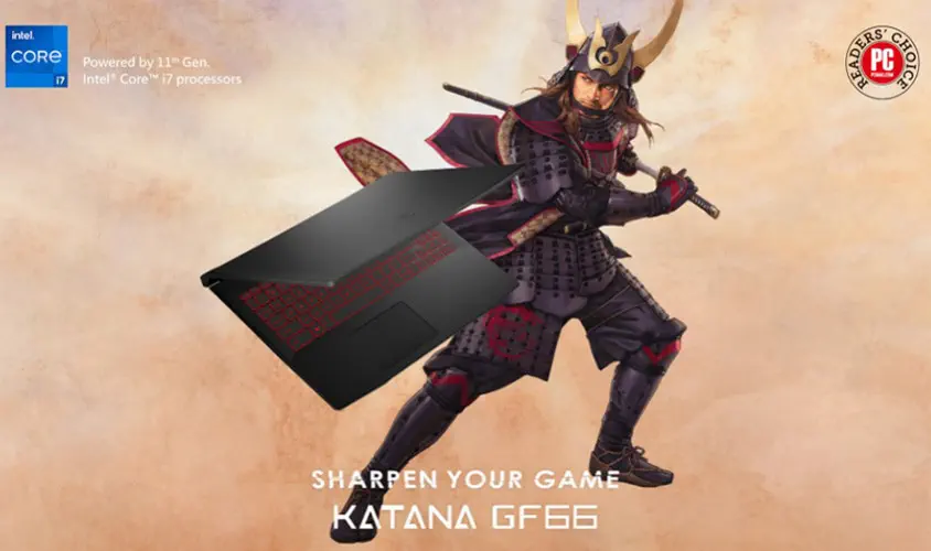 MSI Katana GF66 11UD-207XTR 15.6″ Full HD Gaming Notebook