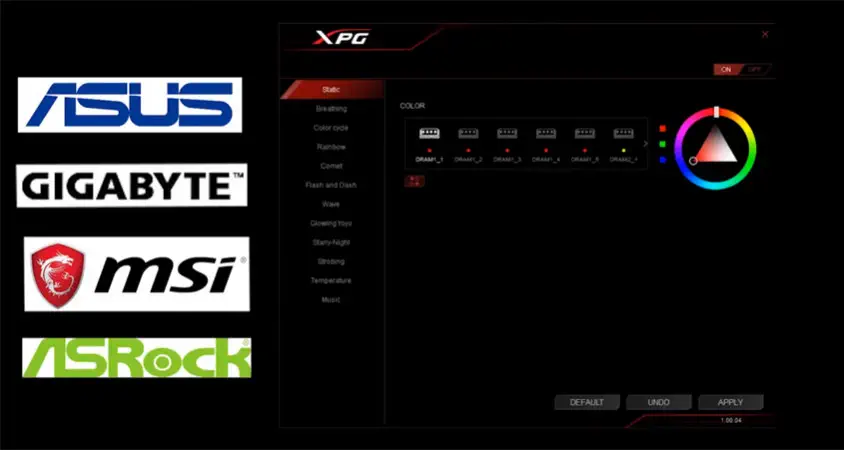 XPG Spectrix D60G AX4U360038G18A-ST60 8GB DDR4 3600MHz Gaming Ram