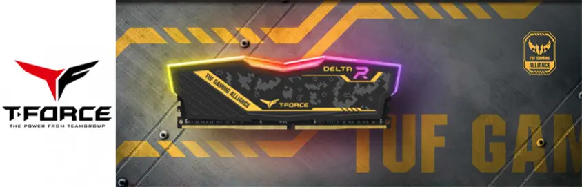 Team T-Force Delta TUF Gaming Alliance RGB 8GB DDR4 3200MHz Gaming Ram