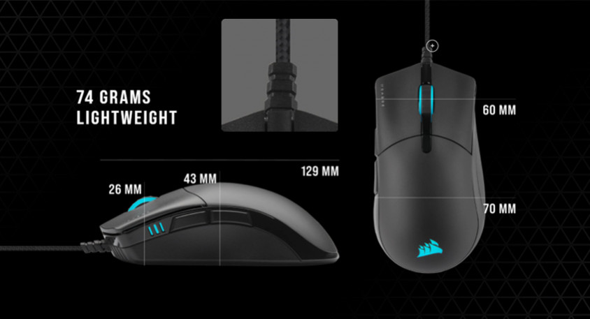 Corsair Sabre RGB Pro CH-9303111-EU Kablolu Gaming Mouse