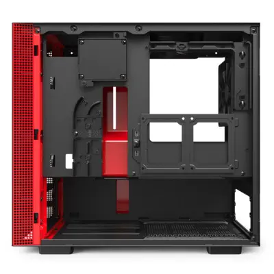 NZXT H210i CA-H210i-BR Mat Siyah/Kırmızı Mini-ITX Mini-Tower Gaming Kasa