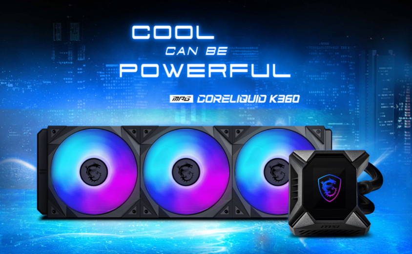 MSI MPG CoreLiquid K360 360mm İşlemci Sıvı Soğutucu