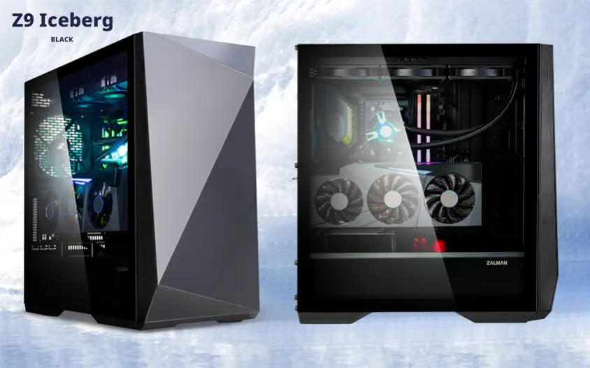 Zalman Z9 Iceberg Black E-ATX Mid-Tower Gaming Kasa