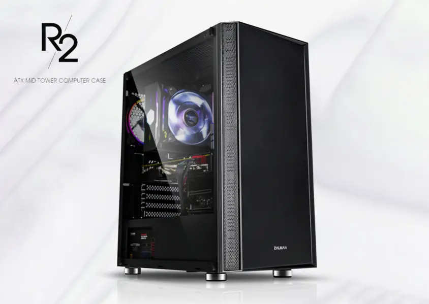 Zalman R2 Black 600W E-ATX Mid-Tower Gaming Kasa