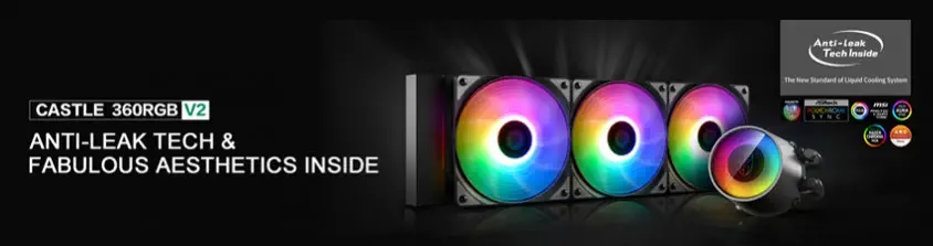 DEEPCOOL Castle 360RGB V2 İşlemci Sıvı Soğutucu