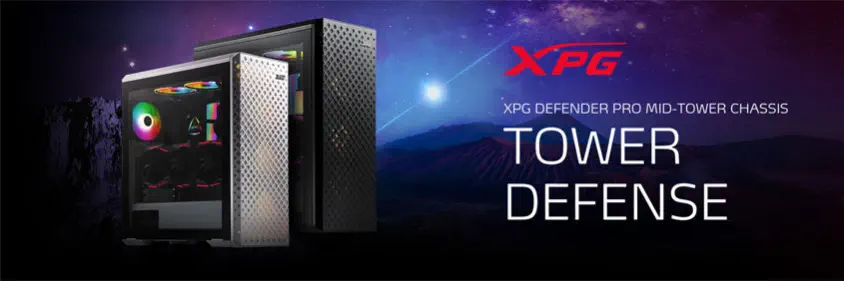 XPG DEFENDER PRO-WHCWW Beyaz E-ATX Mid-Tower Gaming Kasa