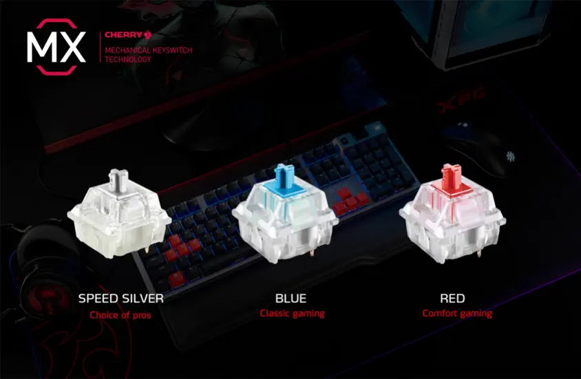 XPG SUMMONER5A-BKCTR Cherry MX Red Switch Mekanik Kablolu Gaming Klavye