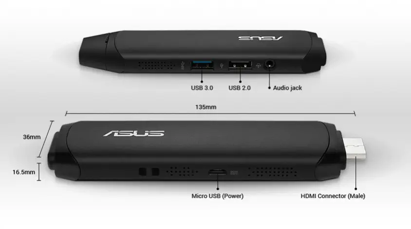 Asus VivoStick TS10-B134D Mini PC