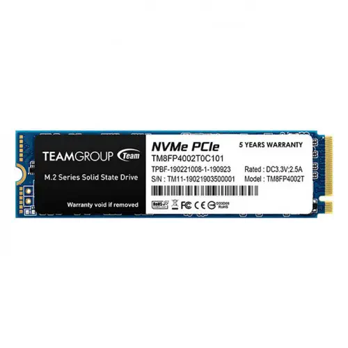 Team MP34 TM8FP4002T0C101 2TB NVMe PCIe M.2 SSD Disk