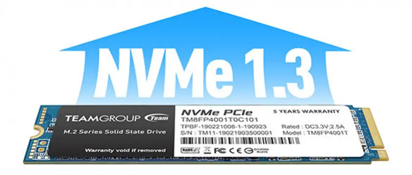 Team MP34 TM8FP4002T0C101 2TB NVMe PCIe M.2 SSD Disk
