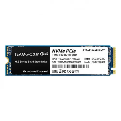 Team MP33 TM8FP6002T0C101 2TB NVMe PCIe M.2 SSD Disk