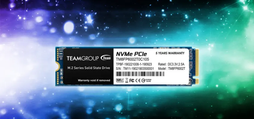 Team MP33 TM8FP6002T0C101 2TB NVMe PCIe M.2 SSD Disk