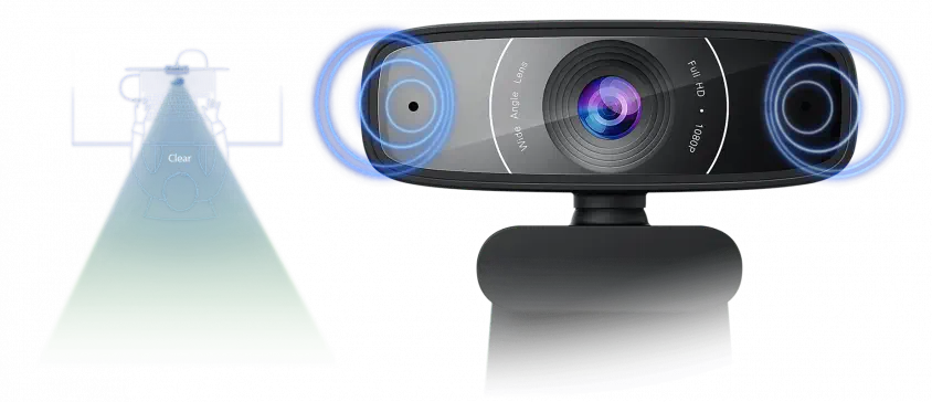 Asus C3 USB 1080p Full HD Yayıncı Webcam