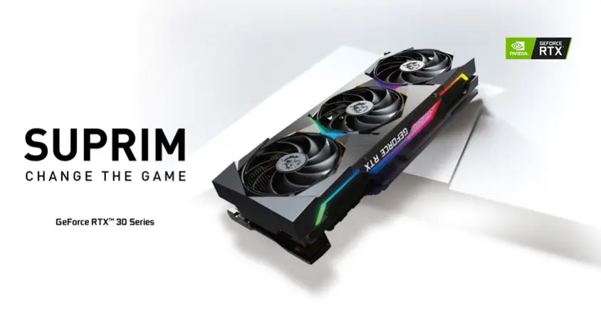 MSI GeForce RTX 3080 Ti SUPRIM X 12G Gaming Ekran Kartı