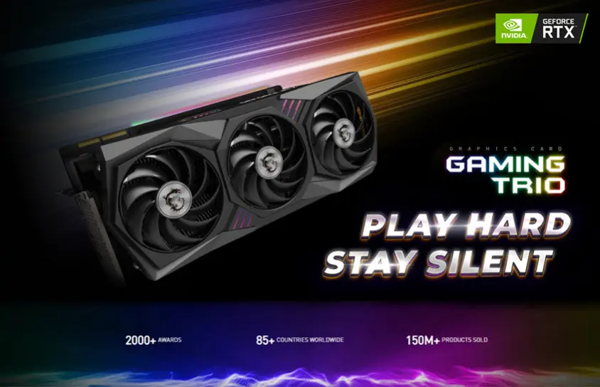 MSI GeForce RTX 3080 Ti GAMING TRIO Gaming Ekran Kartı