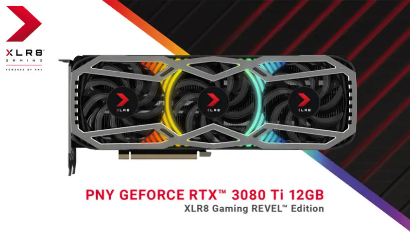 PNY GeForce RTX 3080 Ti 12GB XLR8 Gaming REVEL EPIC-X RGB Gaming Ekran Kartı