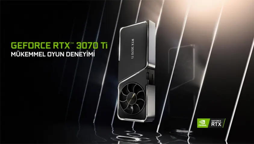 PNY GeForce RTX 3070 Ti 8GB XLR8 Gaming UPRISING EPIC-X RGB Gaming Ekran Kartı